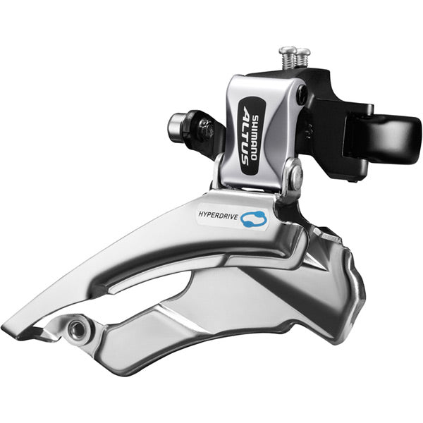 Shimano Altus FD-M313 Altus hybrid front derailleur, conventional swing, dual-pull, multi fit