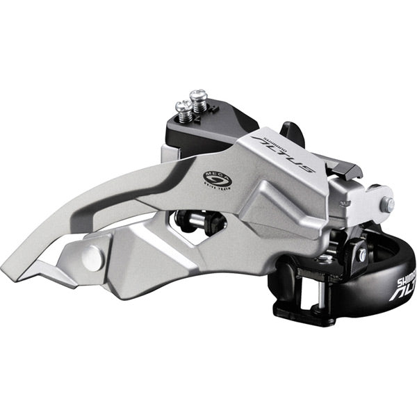 Shimano Altus FD-M370 Altus 9-speed front derailleur, top swing, dual-pull