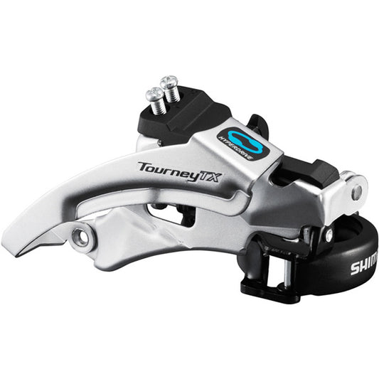Shimano Tourney / TY FD-TX800 Tourney TX front derailleur, top swing, dual pull, for 42/48T, 66-69