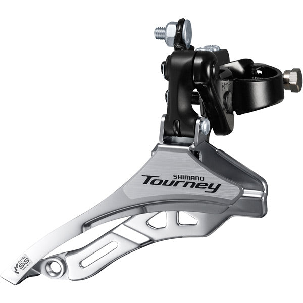 Shimano Tourney / TY FD-TY300 Tourney 6/7-speed triple front derailleur, down pull, 28.6 mm, for 42T