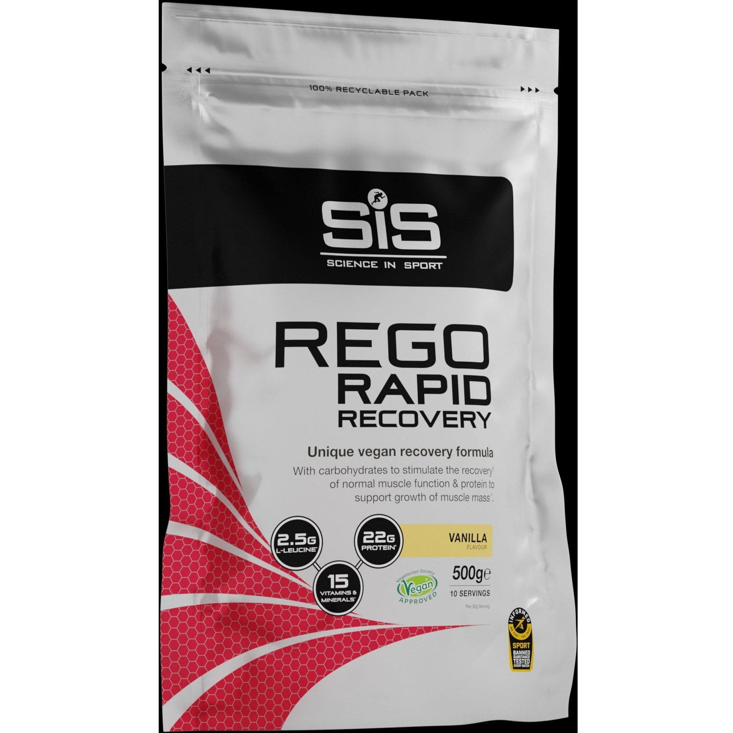 Science In Sport Rego Rapid Recovery Drink Powder - 500g - Vanilla