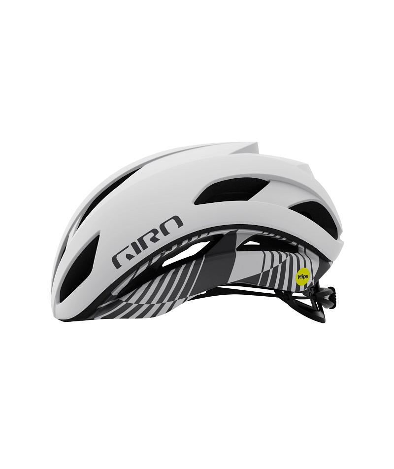 Giro Eclipse Spherical Mips Road Helmet Medium - White/Matte Charcoal Rush
