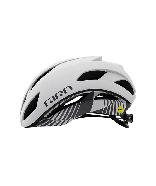 Giro Eclipse Spherical Mips Road Helmet Medium - White/Matte Charcoal Rush