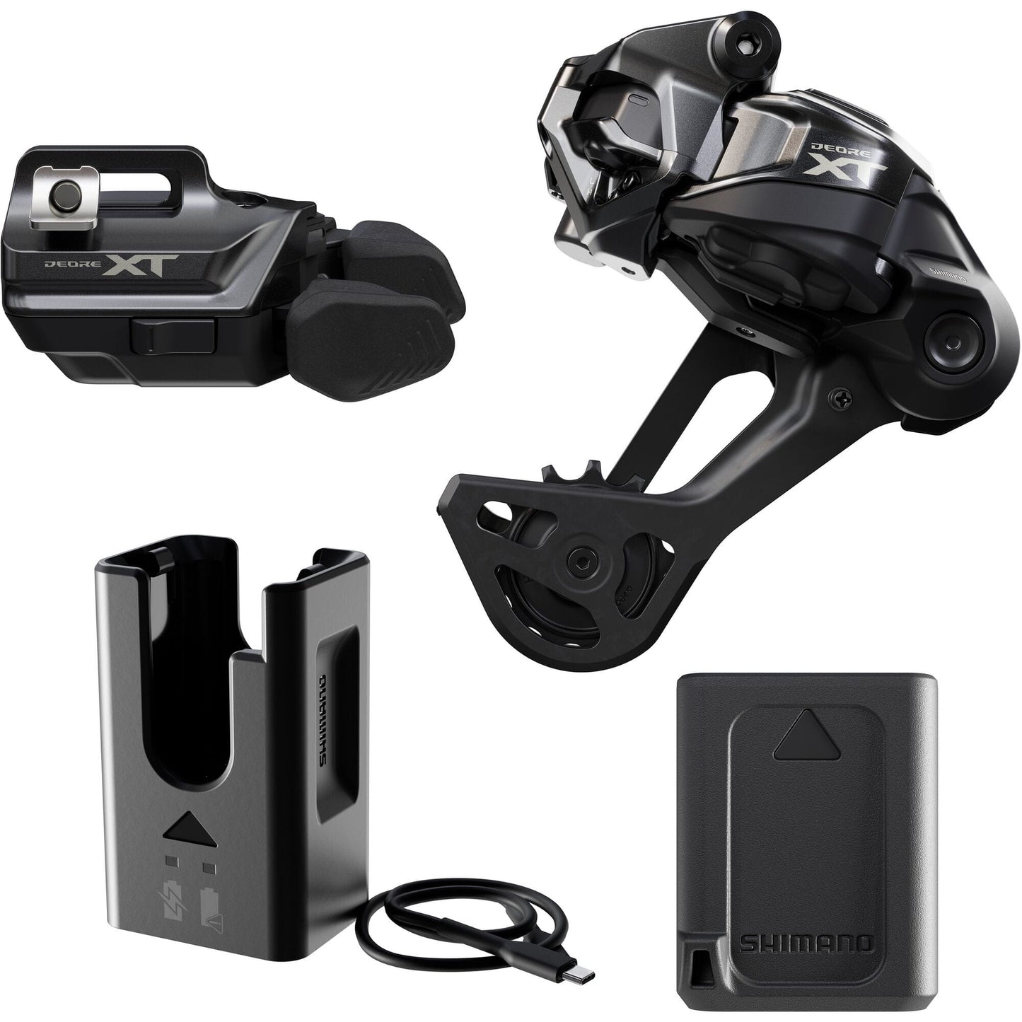 Shimano Deore XT XT M8250 Di2 upgrade, SW-M8250 I-Spec EV, BT-DN320, EC-DN100, SM-CN910, SGS mech