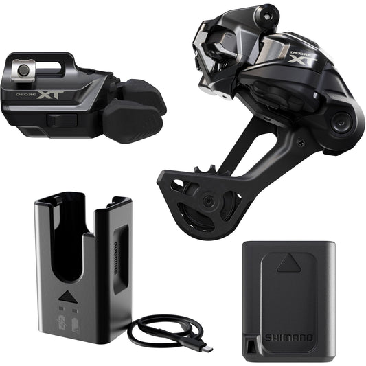 Shimano Deore XT XT M8250 Di2 upgrade, SW-M8250 I-Spec EV, BT-DN320, EC-DN100, SM-CN910, SGS mech