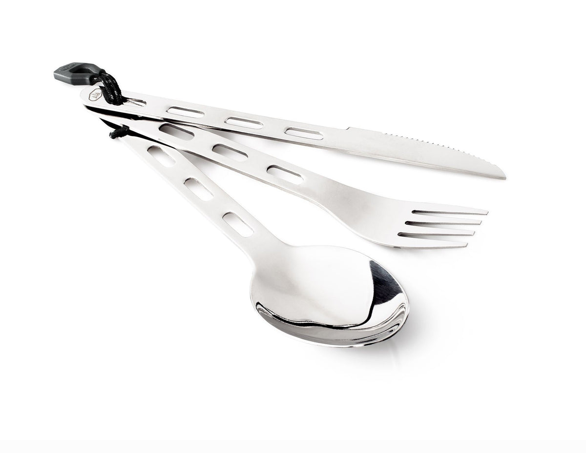 GSI Glacier Stainless 3 Piece Ring Cutlery Set Default Title