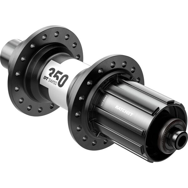 DT Swiss 350 Classic rear 130 mm Q/R, Shimano Road, 24 hole, black