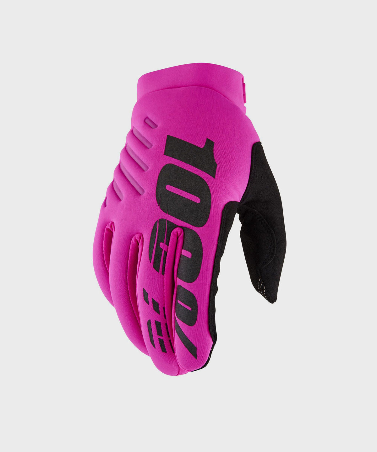 100% Brisker L / Black / Neon Pink