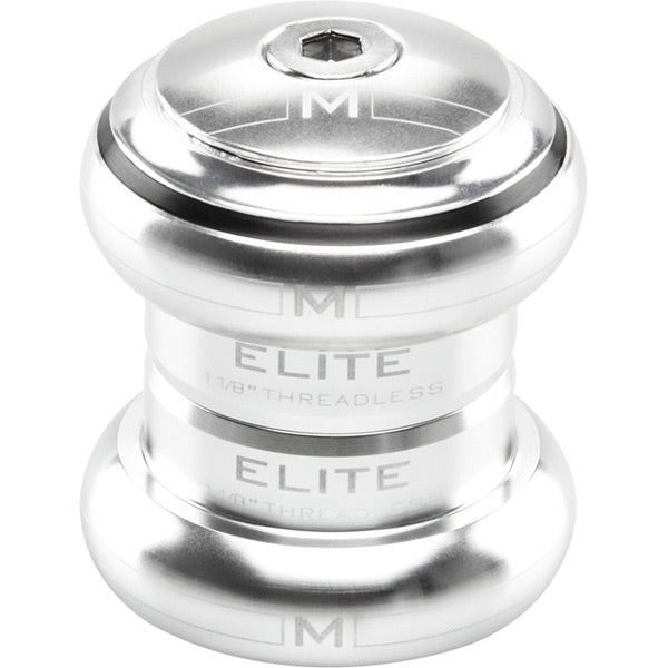 M Part Elite Headset 1-1/8" Threadless Silver EC34/28.6 EC34/30