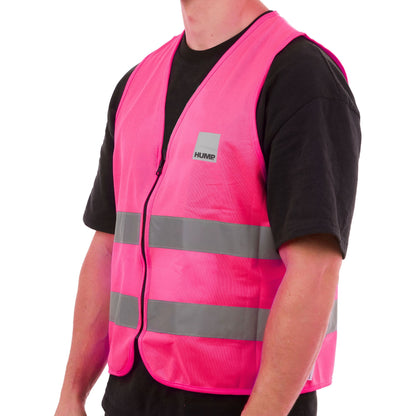 HUMP Reflective Packable Vest - Pink -