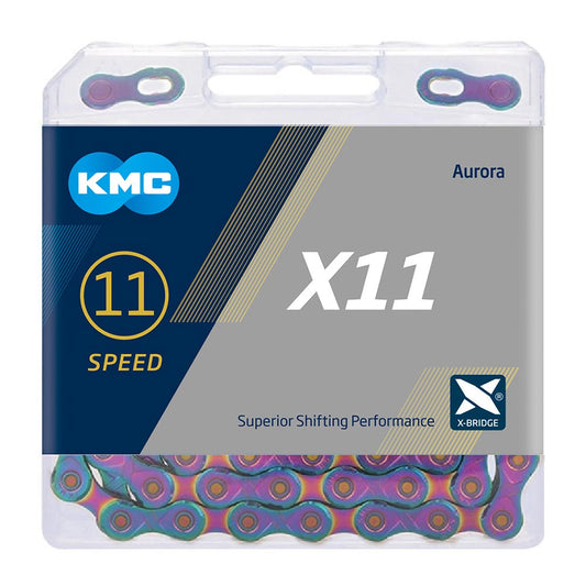 KMC X11 Chain Aurora Blue 118L