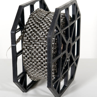 KMC X12 Silver/Black Chain 50m Reel