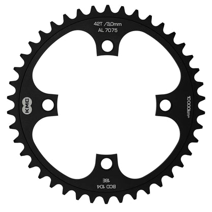 KMC 104pcd 4 Arm Wide Single Speed Chainrings