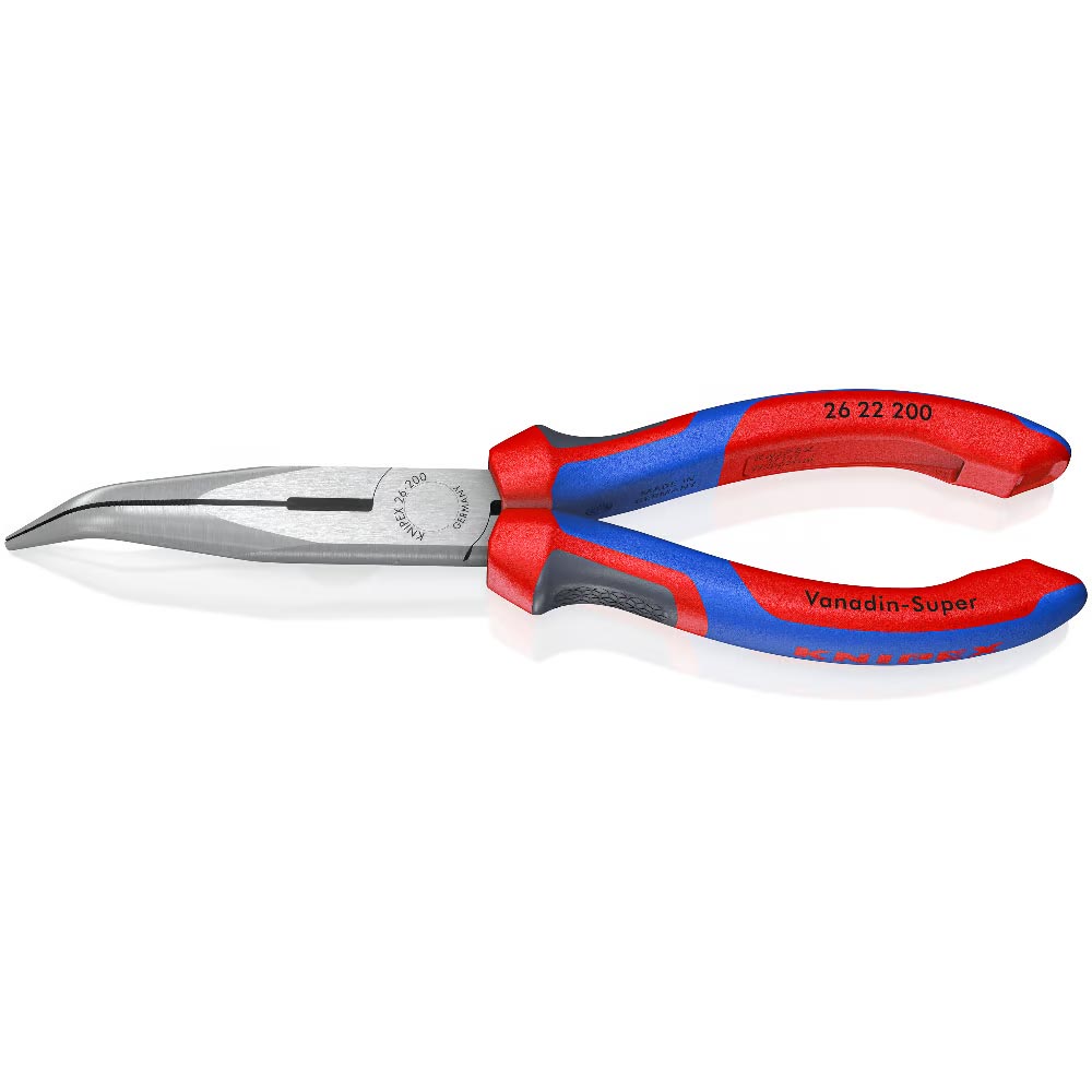 KNIPEX 26 22 200 Snipe Nose Side Cutting Pliers 200mm