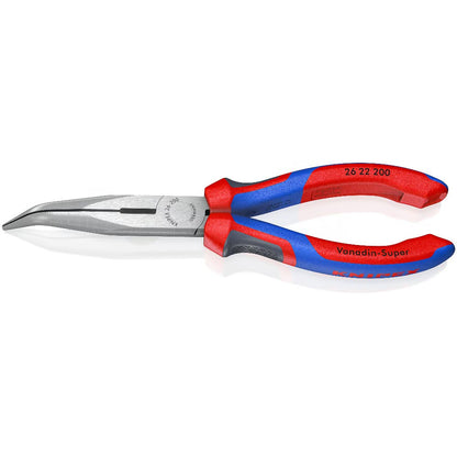 KNIPEX 26 22 200 Snipe Nose Side Cutting Pliers 200mm