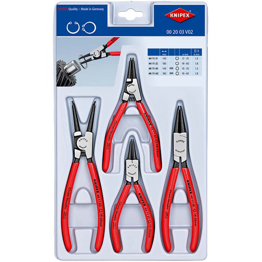KNIPEX 00 20 03 V02 Set of Circlip Pliers