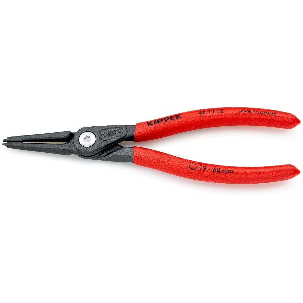 KNIPEX 48 11 J2 Precision Straight Internal Circlip Pliers 180mm