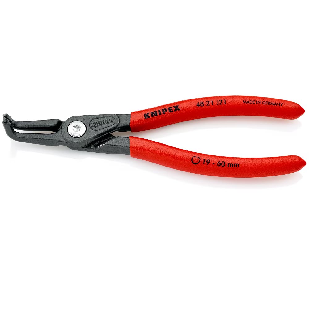 KNIPEX 48 21 J21 Precision Angled Internal Circlip Pliers 165mm