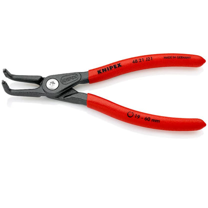 KNIPEX 48 21 J21 Precision Angled Internal Circlip Pliers 165mm