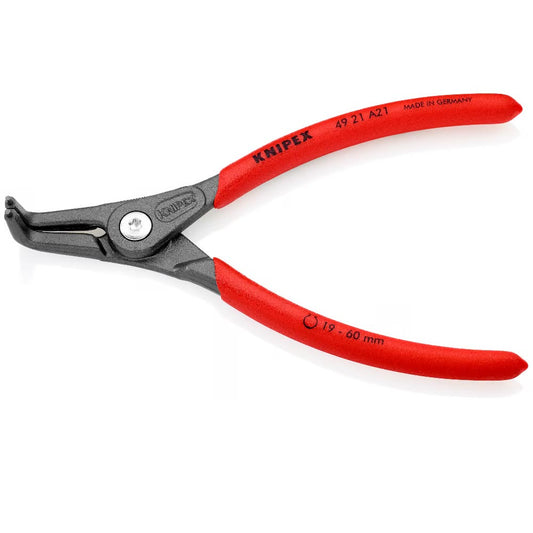 KNIPEX 49 21 A21 Precision Angled External Circlip Pliers 165mm