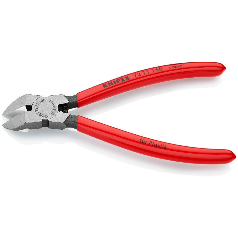 KNIPEX 72 11 160 Diagonal Cutter For Plastics 160mm