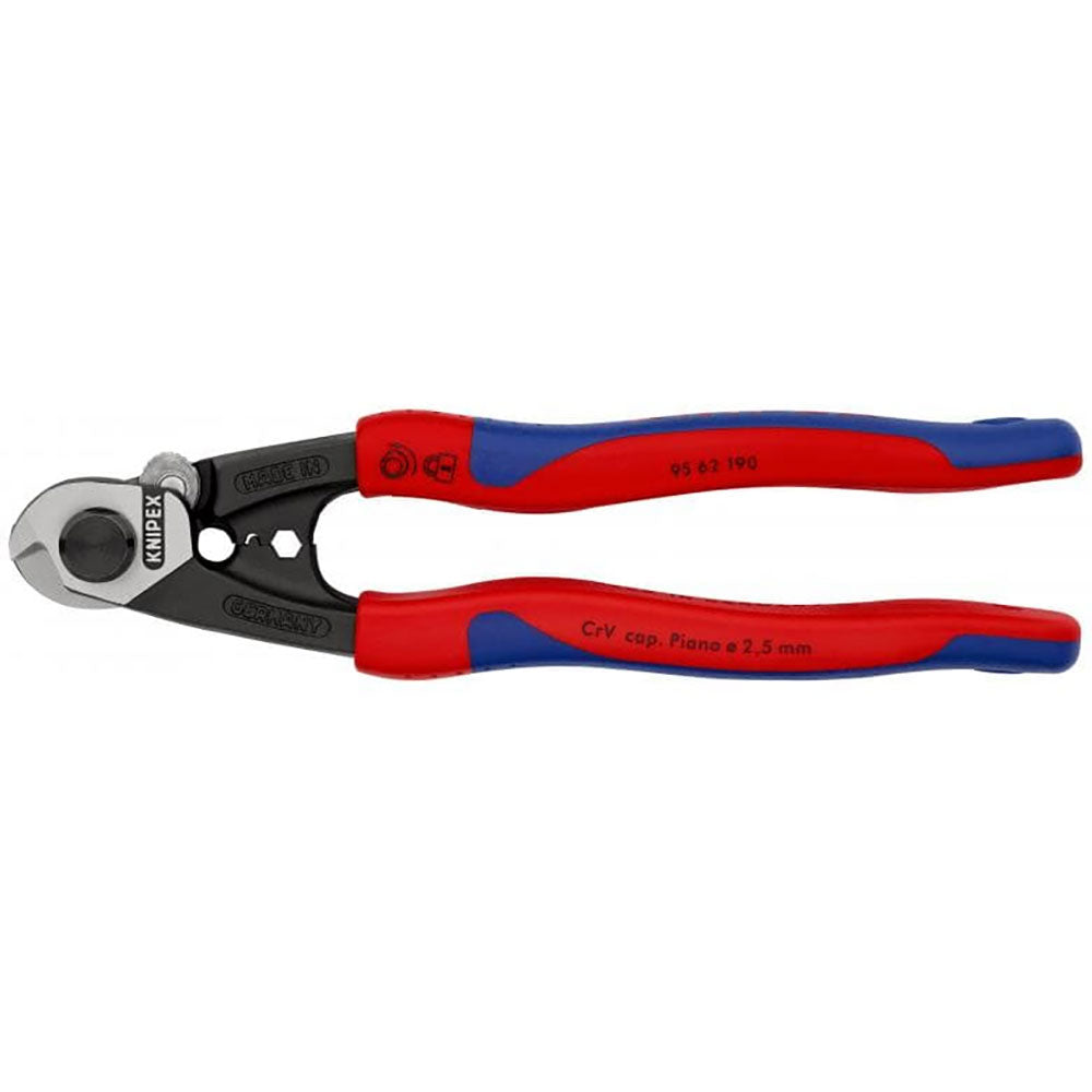 KNIPEX 95 62 190 Wire Cable Cutters M-Grip 190mm