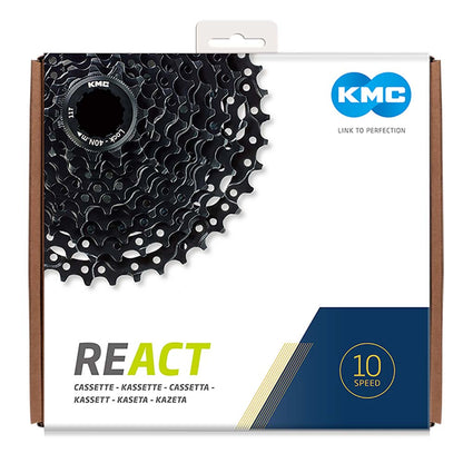 KMC REACT X10 Black Cassette