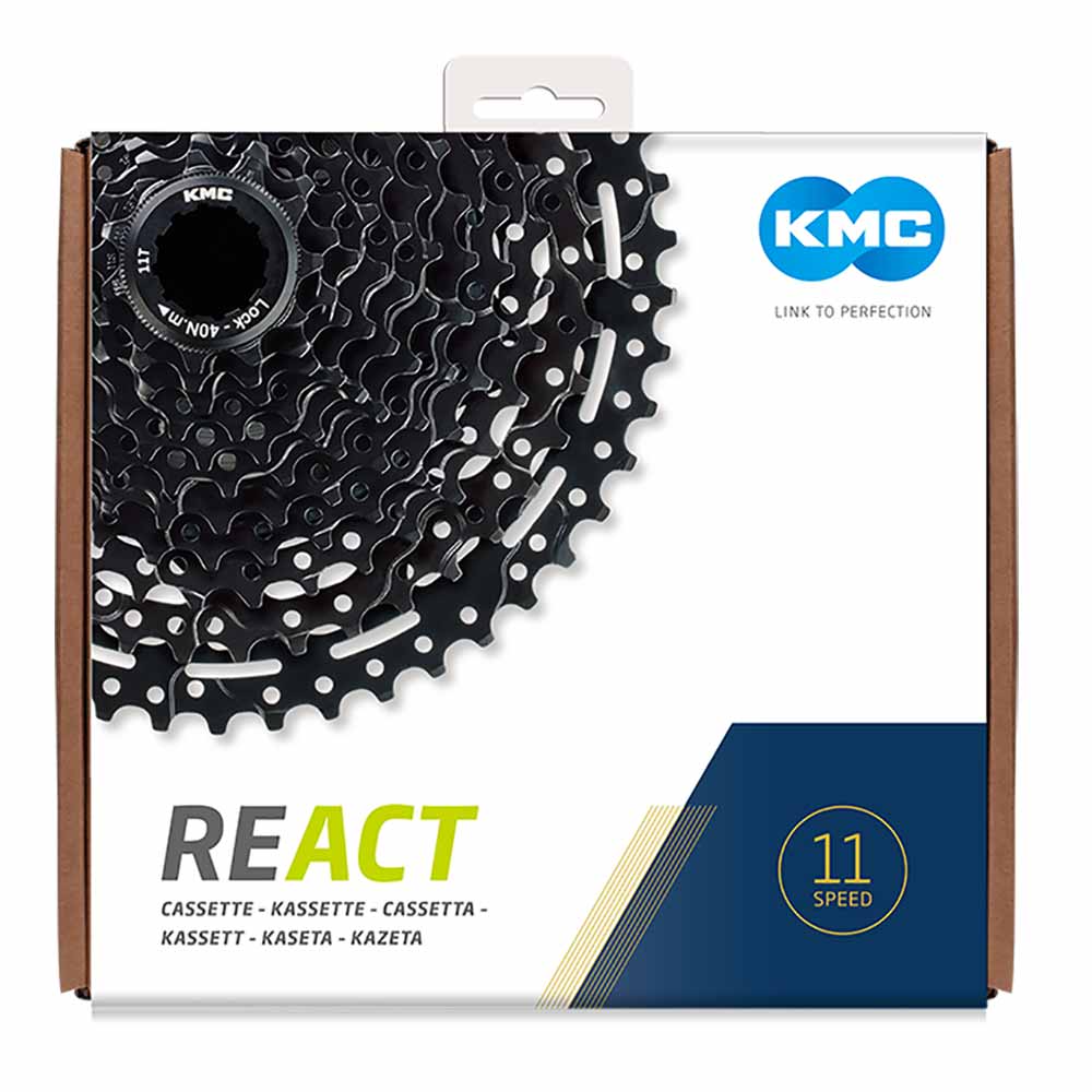 KMC REACT X11 Black Cassette