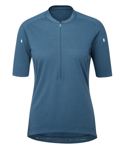Rab Cindercrino Zip Tee Womens