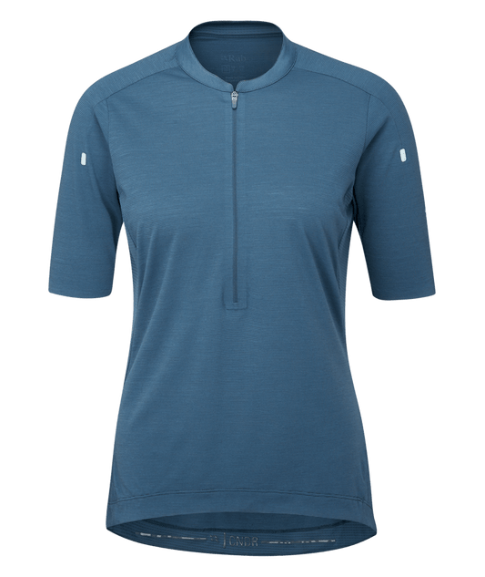 Rab Cindercrino Zip Tee Womens