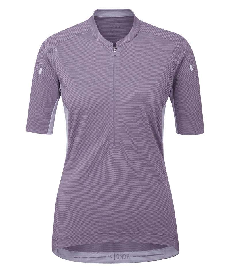 Rab Cindercrino Zip Tee Womens
