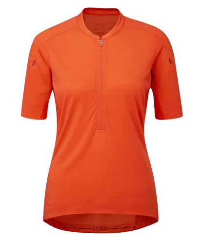 Rab Cindercrino Zip Tee Womens