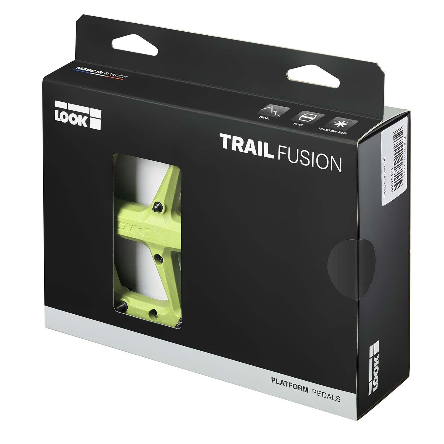 Look Trail Fusion Flat Lime Green Pedals