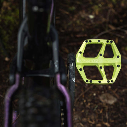 Look Trail Fusion Flat Lime Green Pedals