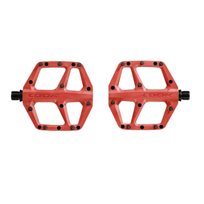 Look Trail Fusion Flat Red Pedals