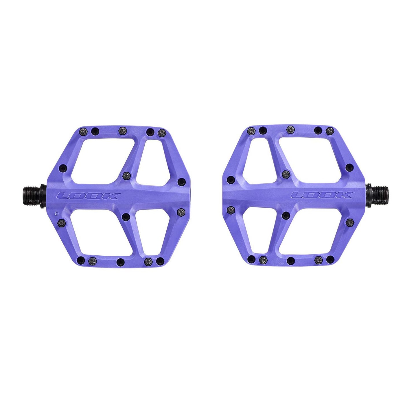Look Trail Fusion Flat Purple Pedals