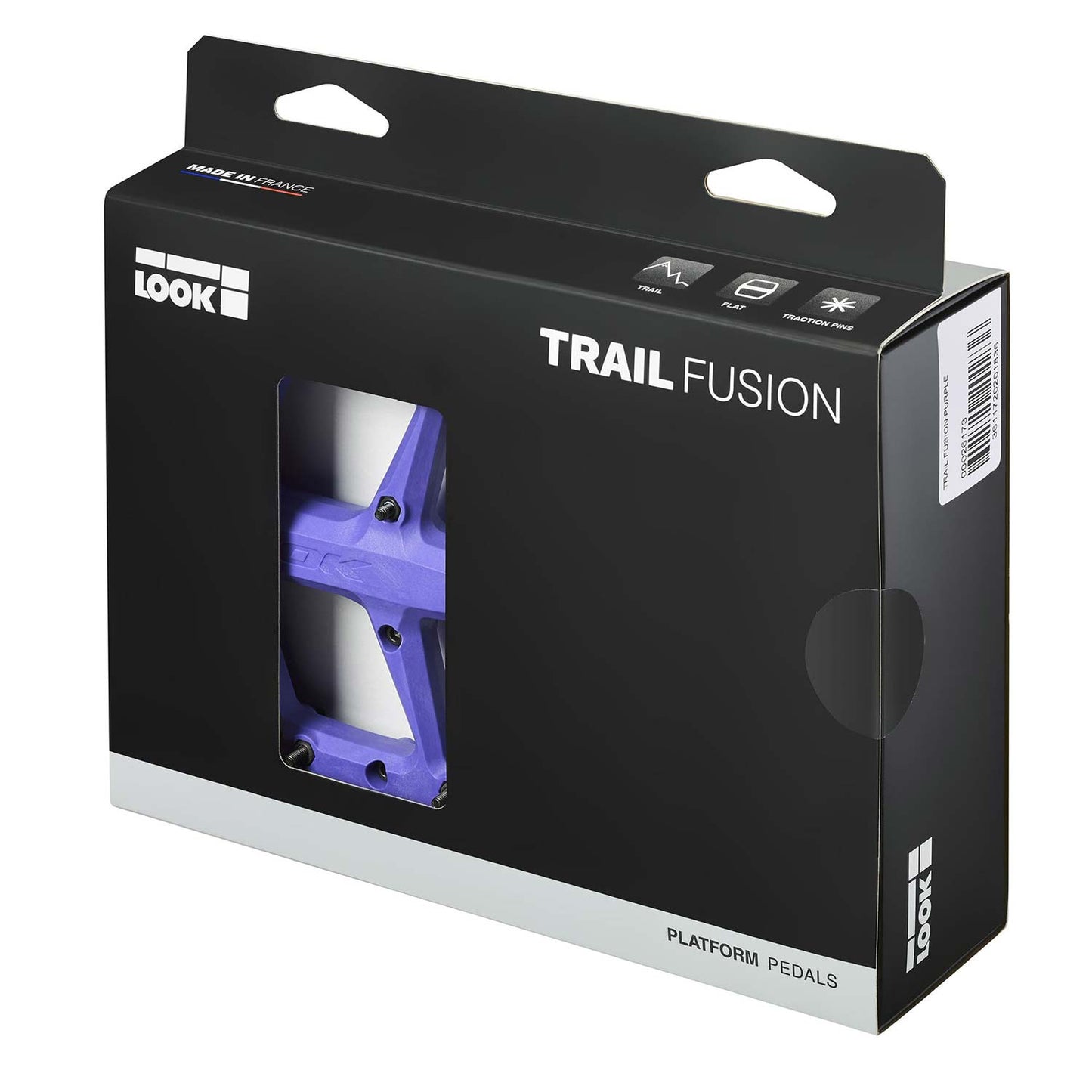 Look Trail Fusion Flat Purple Pedals
