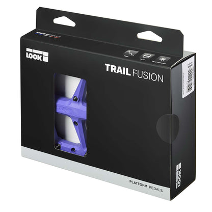 Look Trail Fusion Flat Purple Pedals