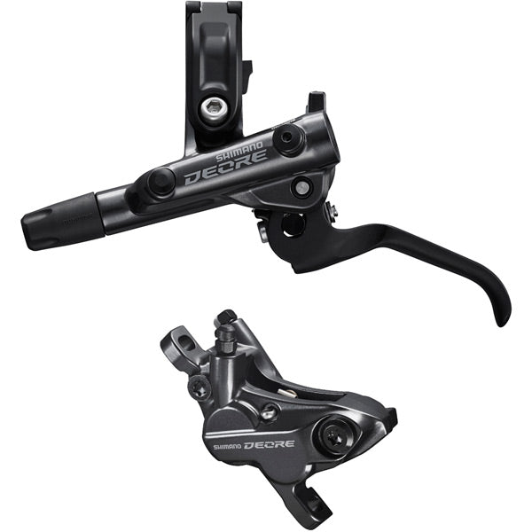 Shimano Deore BR-M6120/BL-M6100 Deore bled brake lever/post mount 4 pot calliper