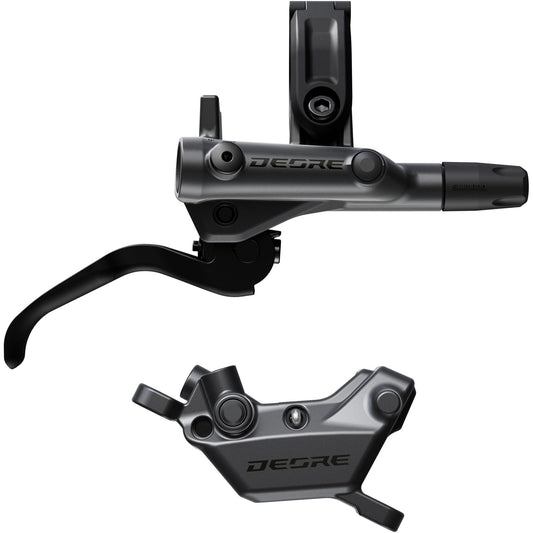 Shimano BR-M6220 Deore rear 4 pot bled brake lever/post mount calliper, 1700 mm