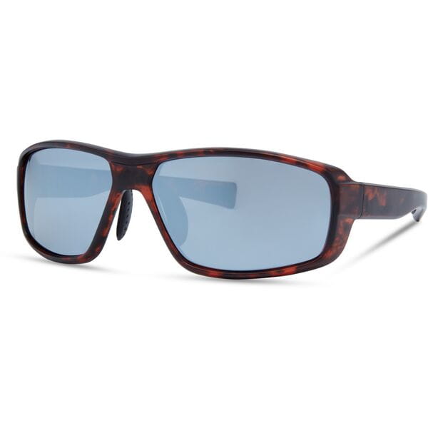 Madison Eyewear Target Brown Tortoise Shell Sunglasses - Silver Mirror Lens