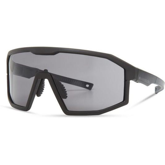 Madison Eyewear Enigma Matt Black Sunglasses - 3 Lens pack - Black Mirror / Amber / Clear