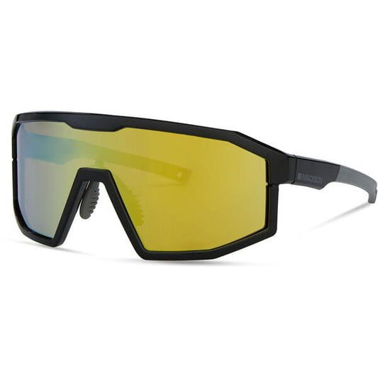 Madison Eyewear Enigma Gloss Black Sunglasses - Bronze Mirror Lens