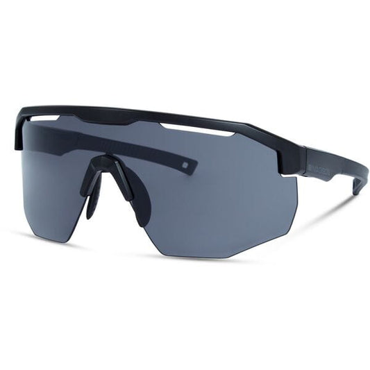 Madison Eyewear Cipher Matt Black Sunglasses - Black Mirror Lens