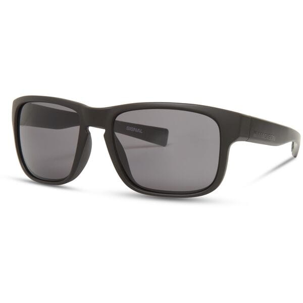 Madison Eyewear Signal Matt Black Sunglasses  - Black Mirror Lens