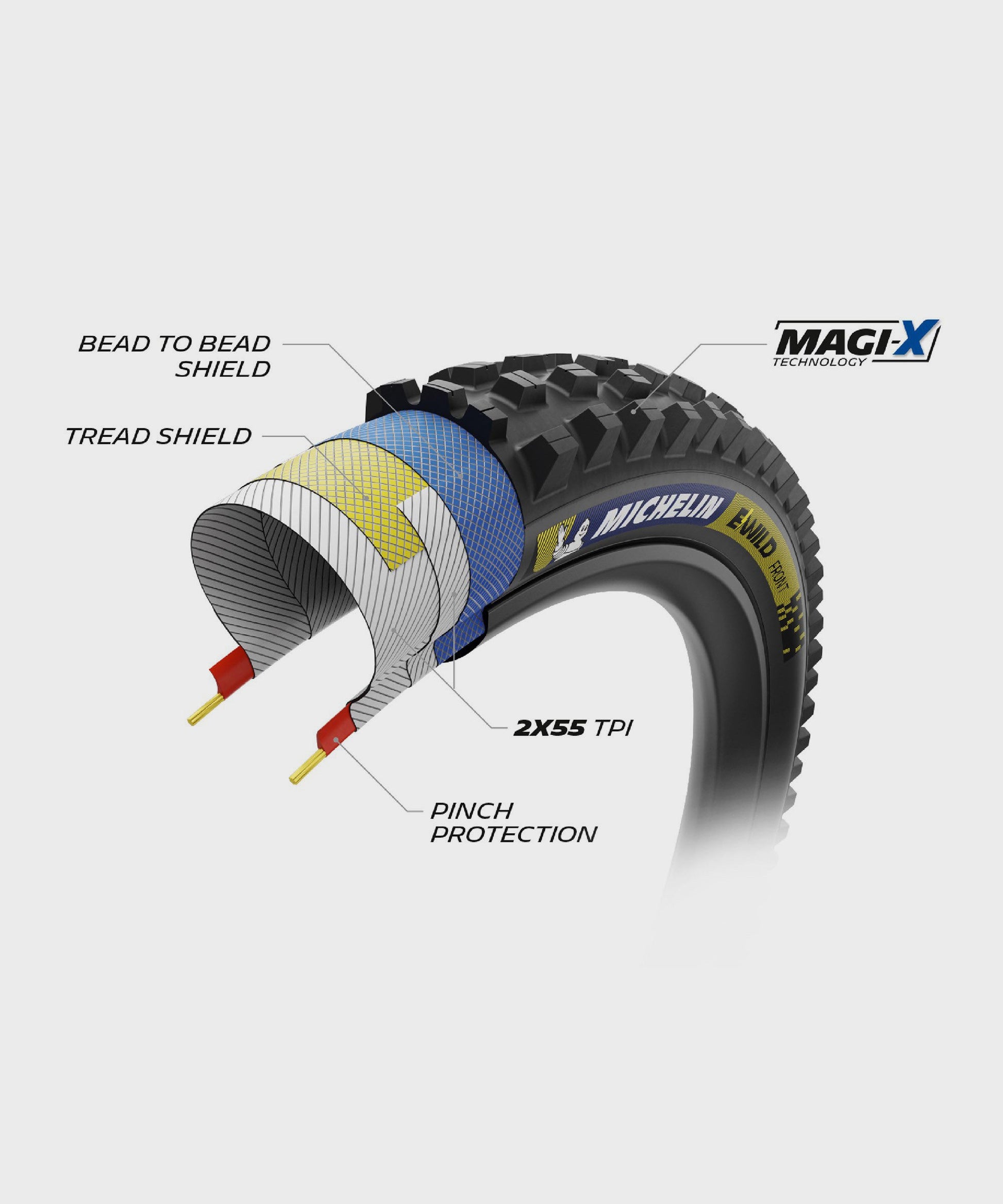 Michelin E-Wild Racing Line Tyre