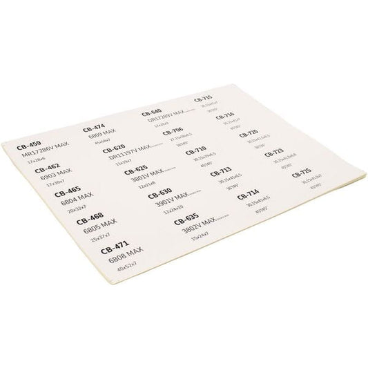 M Part bearing workshop organiser labels 24