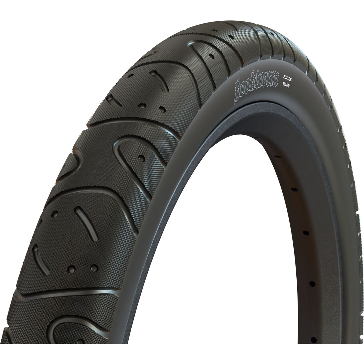 Maxxis Hookworm 24 x 2.50" 60 TPI Wire Single Compound Tyre Black / 24 x 2.5/2.7 inches