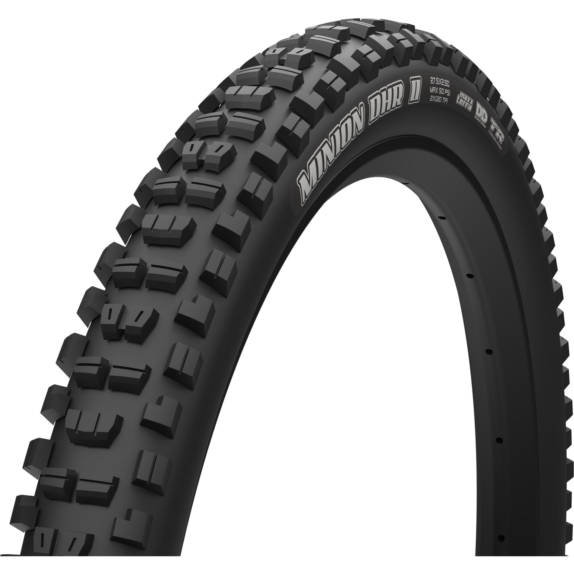 Maxxis Minion DHR II 27.5x2.60 60 TPI Folding MaxxTerra EXO+ Tubeless Tyre