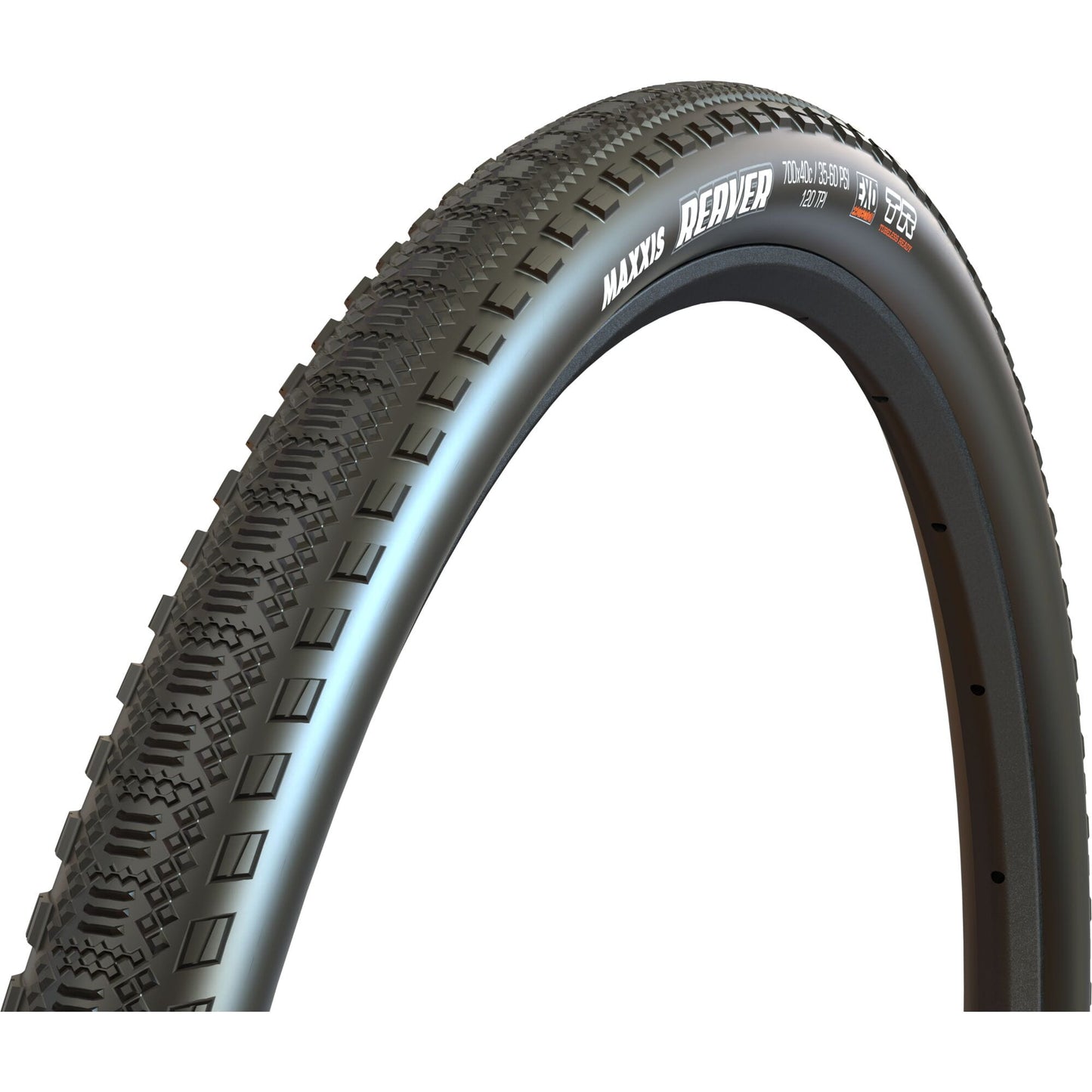 Maxxis Reaver 700 x 40C 120 TPI Folding Dual Compound EXO Tubeless Tyre